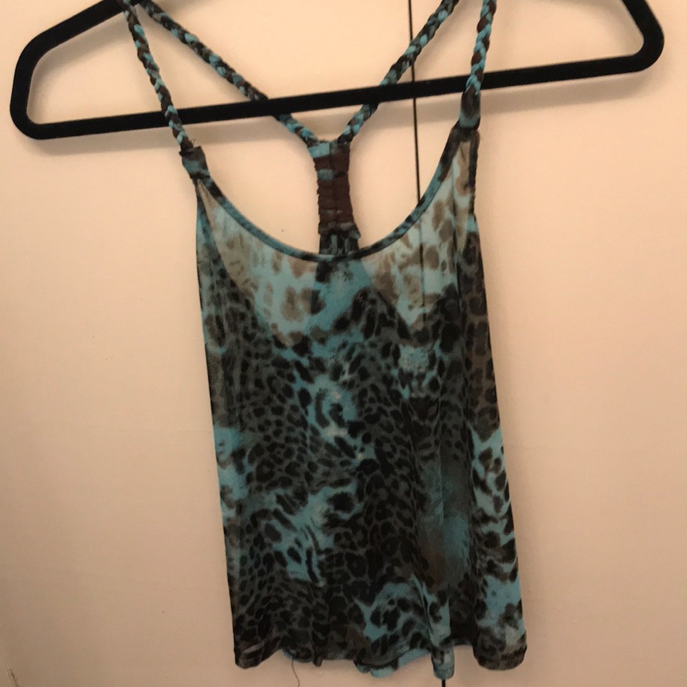 Flowy cheetah top